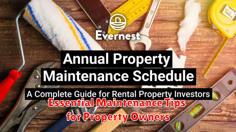 Essential Maintenance Tips for Property Owners