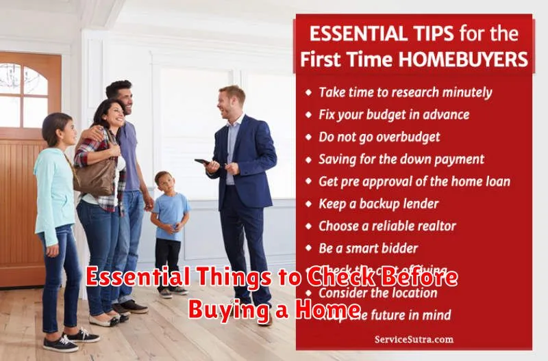 Essential Things to Check Before Buying a Home