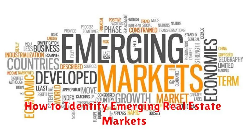 How to Identify Emerging Real Estate Markets